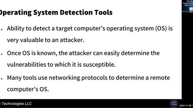 Port Scanners, Vulnerability Scanners & Other Security Tools смотреть онлайн