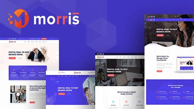 Morris - SEO /Digital Agency HTML5 Template | Themeforest Website Templates And Themes