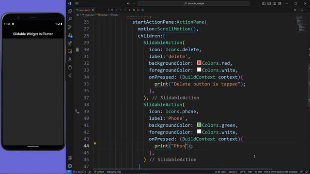 Slidable Widget Flutter смотреть онлайн