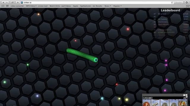 slither.io gameplay in mac first time use obs смотреть онлайн
