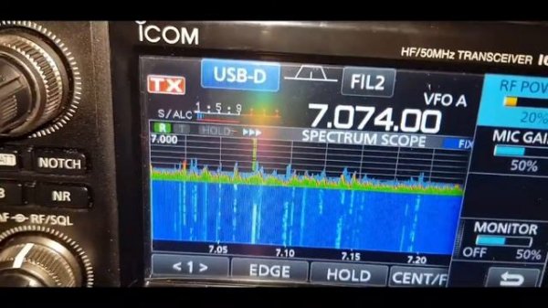 Icom 7300 on FT8