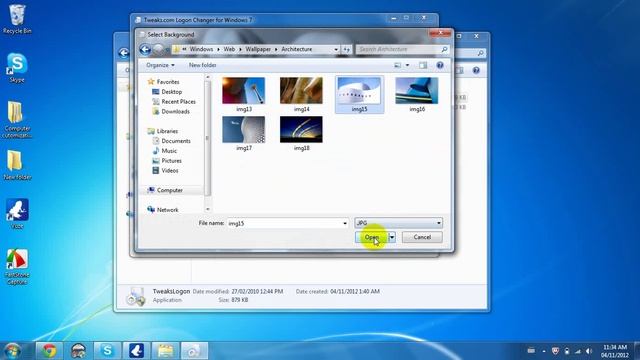 How to change your Logon screen for Window 7 with TweakLogon смотреть онлайн
