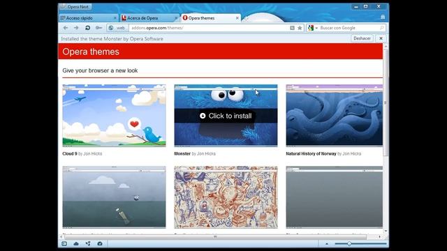 Opera 12 00 Alpha Themes смотреть онлайн