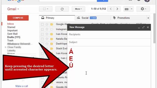Accents & Diacritics for Gmail (Google Chrome Extension) смотреть онлайн