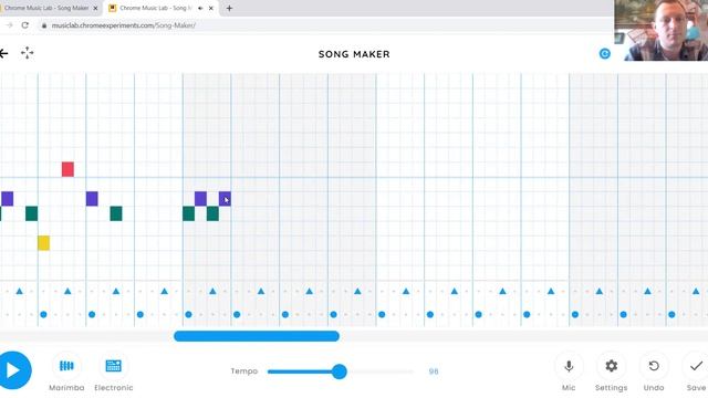 Rudolph the Red Nosed Reindeer Tutorial- Chrome Music Lab, Song Maker смотреть онлайн