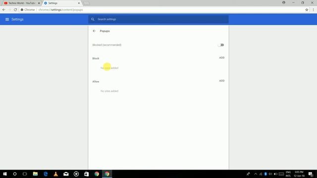 Allow Or Block Popups On Google Chrome Browser | Tehno World | 2018 смотреть онлайн