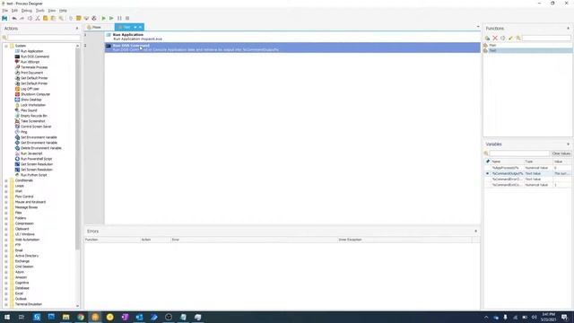 Actions under System Category (WinAutomation) смотреть онлайн