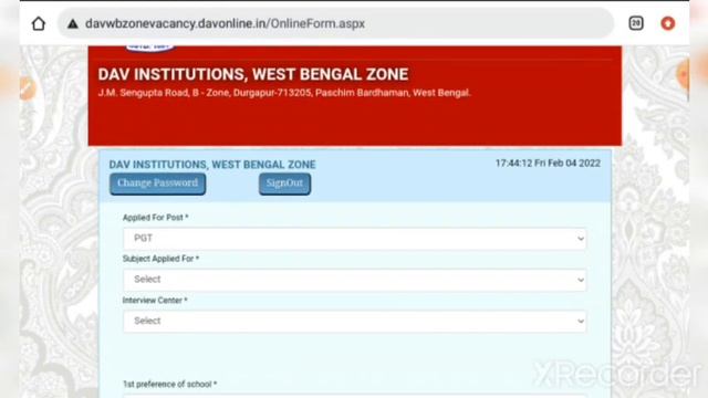 West Bengal DAV Public School Recruitment 2022 Online Application Process ||How to Apply WB DAV Pos смотреть онлайн