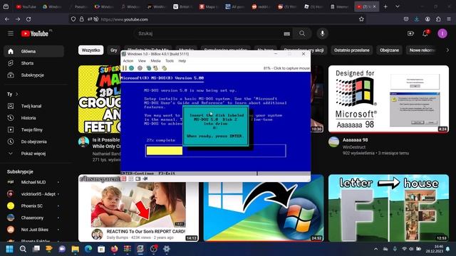 Windows 1.0 Install Tutorial on 86Box смотреть онлайн