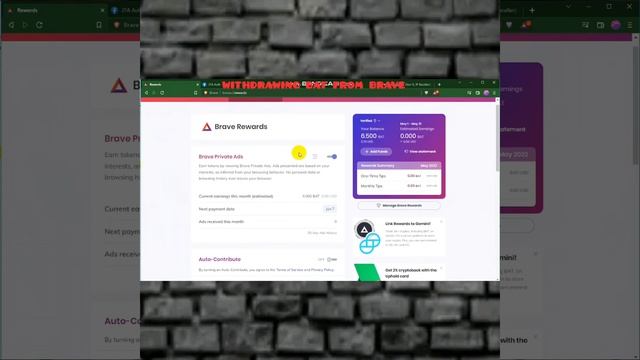 HOW TO WITHDRAW BAT TOKEN FROM BRAVE BROWSER смотреть онлайн