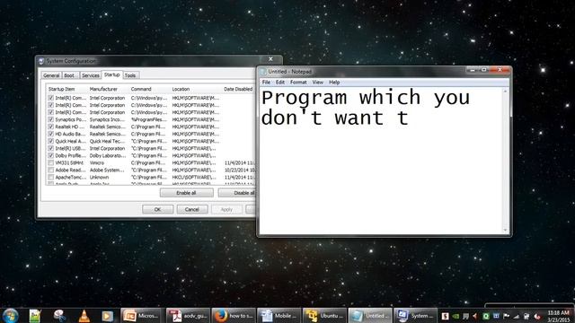 How to disable start up programs in windows- Improve Starting time of windows смотреть онлайн