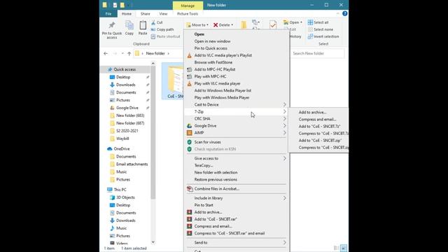 How to compress files using 7-Zip смотреть онлайн