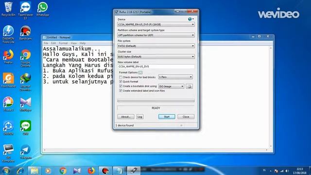 Membuat Bootable WIN 10 BIOS UEFI dengan RUFUS! смотреть онлайн