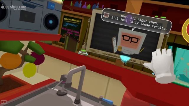 ЧУТЬ НЕ СПАЛИЛ КУХНЮ(VR)►Job simulator►#2 смотреть онлайн