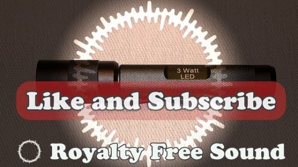 Flashlight Click sound effect. Press the button on/off. Switch. Звук нажатия кнопки фонарика, клик