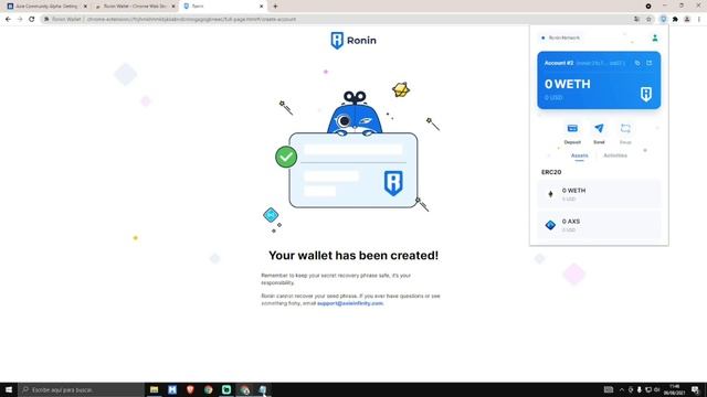 Recuperar Ronin Wallet en cualquier dispositivo смотреть онлайн