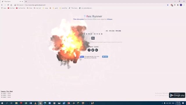 How To Cheat in T-Rex chrome game смотреть онлайн