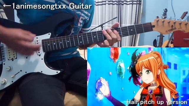 【BanG Dream! 2nd Season】 ep2 OP [BRAVE JEWEL] guitar cover смотреть онлайн
