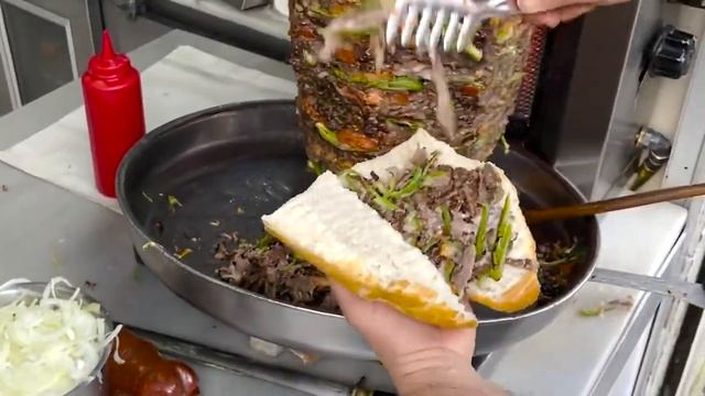 Самая вкусная турецкая шаурма! Удивительная уличная еда в Стамбуле смотреть онлайн