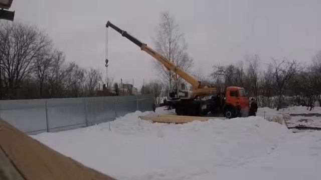 Разгрузка сруба. смотреть онлайн