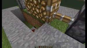 Minecraft - Двери из поршней 2x2