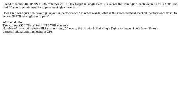 DevOps & SysAdmins: Mounting 40 iSCSI HP 3PAR SAN volumes in single CentOS7 server смотреть онлайн