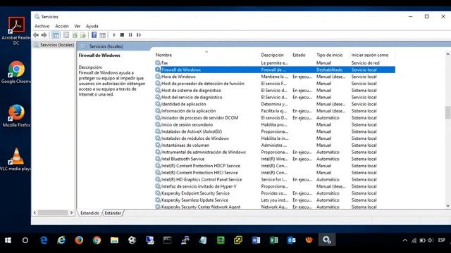 Habilitar o Deshabilitar Firewall de Windows смотреть онлайн
