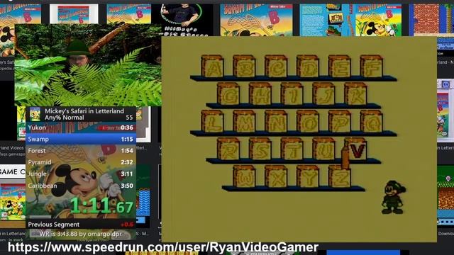 Mickey's Safari in Letterland (NES) Speedrun 3:48 - Complete Playthrough смотреть онлайн