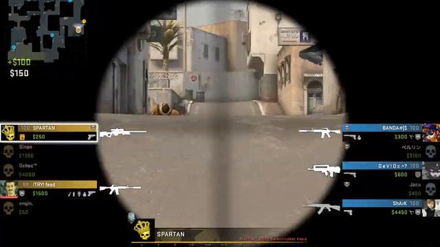 CS GO competitive Dust 2 - ace ace смотреть онлайн