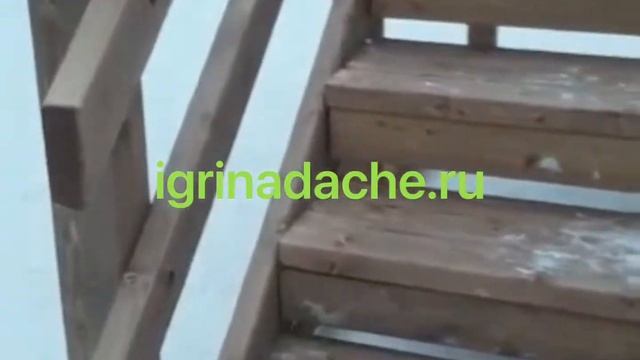 Деревянная зимняя горка Выше всех «Ледянка 2 скат 5.7 м.» смотреть онлайн