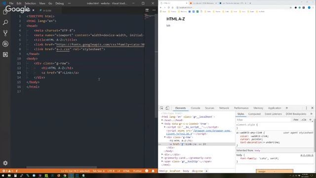 HTML A-Z: The A Element смотреть онлайн