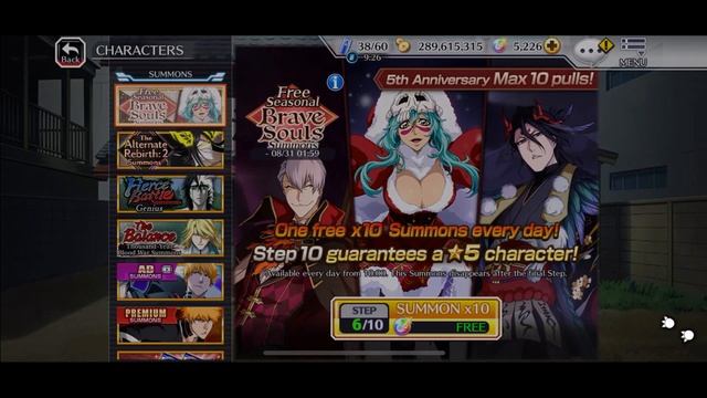 FREE SEASONAL CHARACTERS! All 10 Multis! Bleach Brave Souls! смотреть онлайн