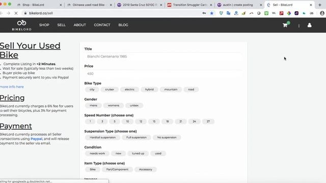 BikeLord Chrome and Firefox Extension смотреть онлайн