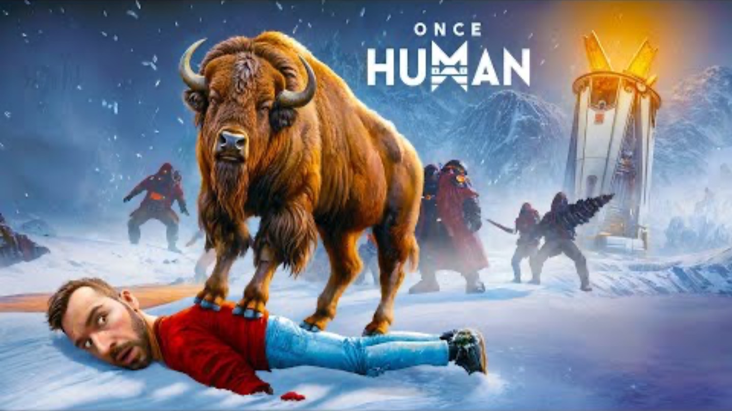БИЗОНЫ ИСТРЕБЛЯЮТ МЕНЯ НА МОРОЗЕ в Once Human смотреть онлайн