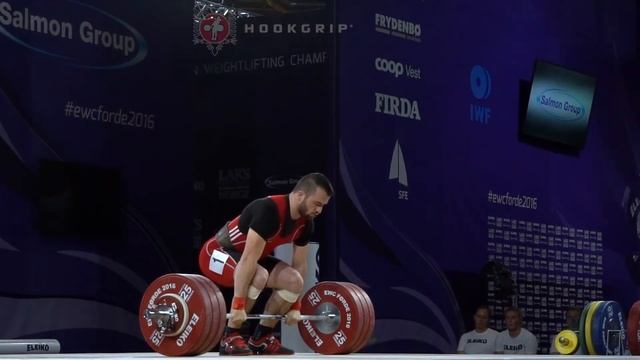 Krenar Shoraj (85) - 185kg & 190kg Clean and Jerks @ 2016 European Championships смотреть онлайн