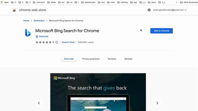 How to install BING SEARCH extension in Google Chrome? смотреть онлайн