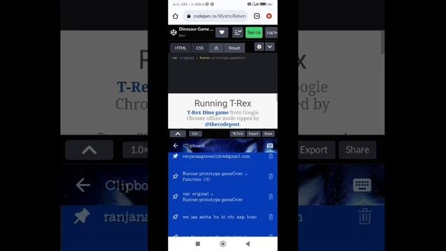 how to hack chrome dino game in android? смотреть онлайн