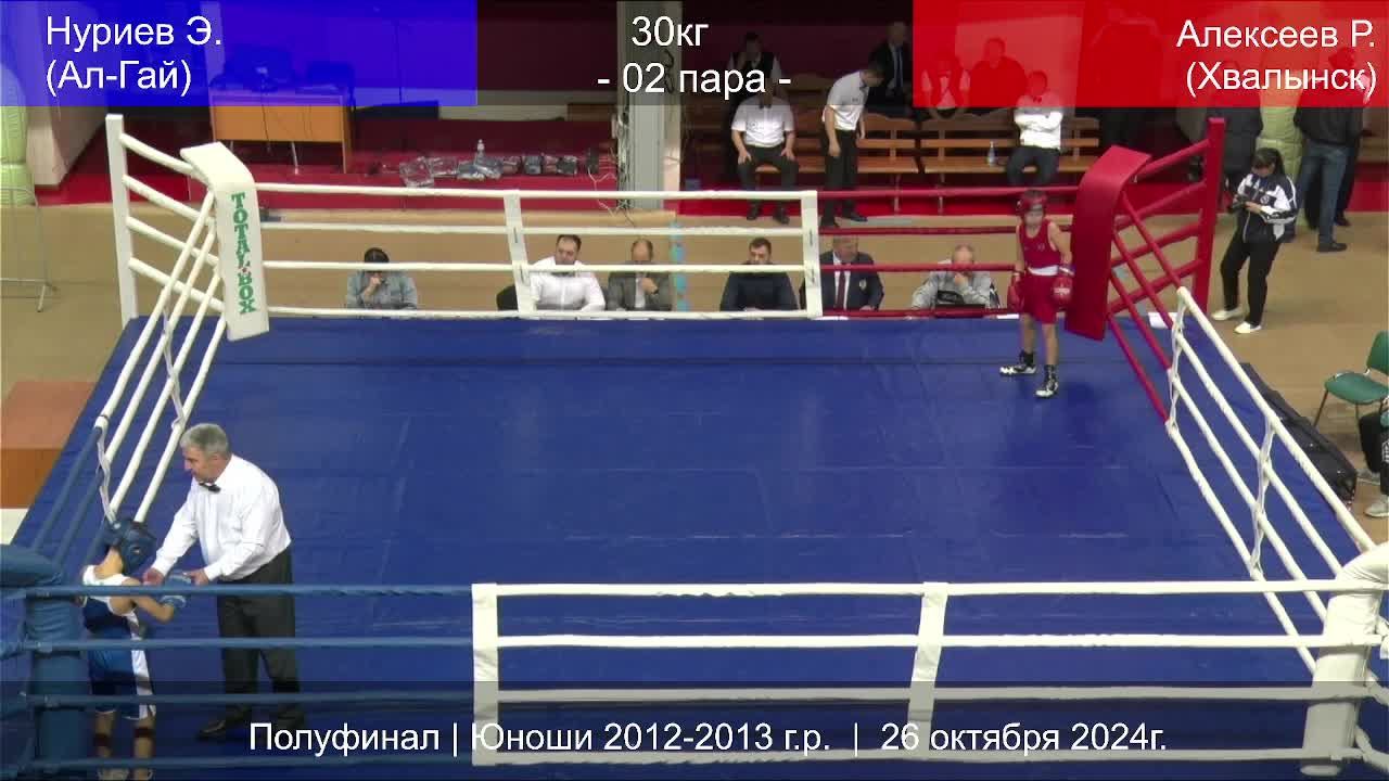 Полуфинал | Юноши 2012-2013 г.р. | 26 октября 2024г. смотреть онлайн