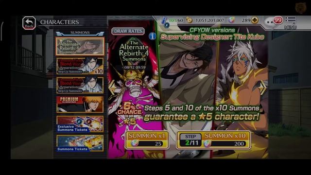 Bleach Brave Souls | TYBW Summons,Билеты. смотреть онлайн