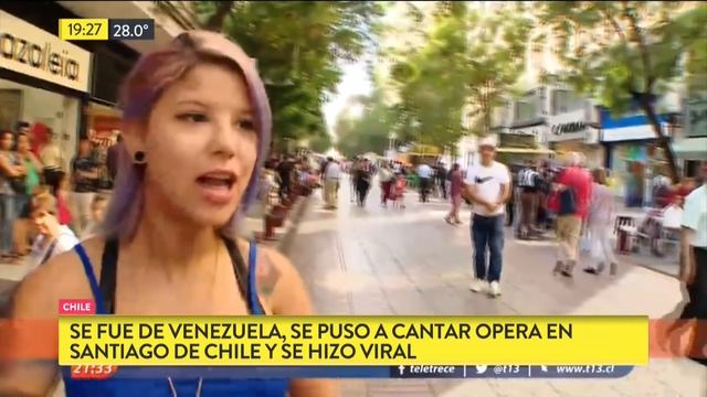 Canta opera, escapó de Venezuela y sigue su sueño en Chile смотреть онлайн