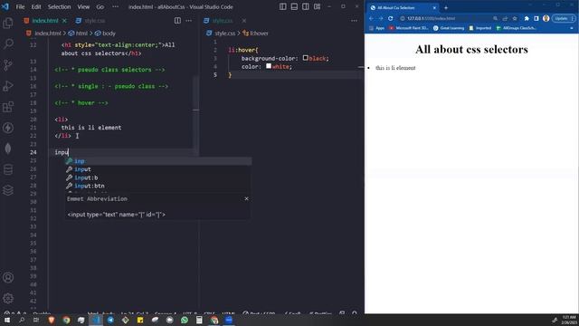 7 pseudo selectors In css and the difference between : and :: colon | የcss pseudo ሰሌክተር አጠቃቀም смотреть онлайн