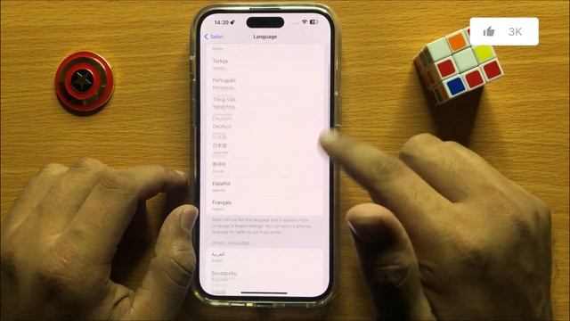 How to Set A Preferred Language For Safari Browser iPhone 15 Pro Max смотреть онлайн