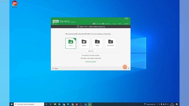 Nero BackItUp Backup your data смотреть онлайн