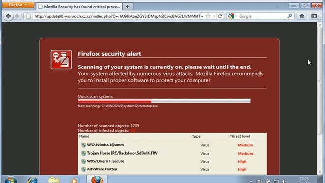 Scareware websites in chrome, firefox and internet explorer смотреть онлайн