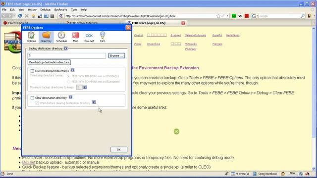 Backup Firefox with FEBE ver 6 смотреть онлайн