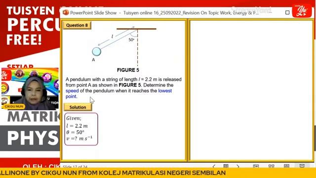 🔴 [LIVE] PHYSICS PRA U, R&E TOPIC WORK, ENERGY & POWER BY CIKGU NUN #ALLINONE #16 #TUISYENPERCUMA смотреть онлайн