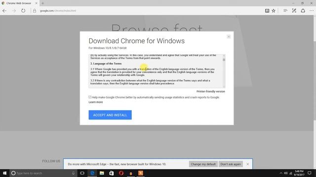 How to Download and Install Google Chrome on Windows 10 PC Latest Version смотреть онлайн