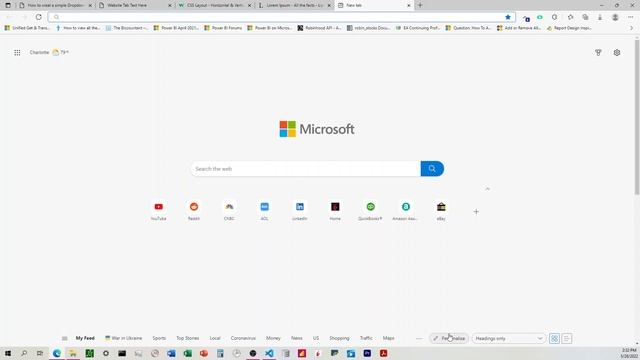How to Hide the My Feed Section on New Microsoft Edge Tab смотреть онлайн