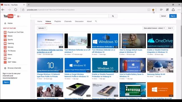 How to Add site to favorites in Microsoft Edge смотреть онлайн