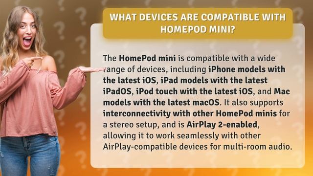 What devices are compatible with HomePod mini? смотреть онлайн